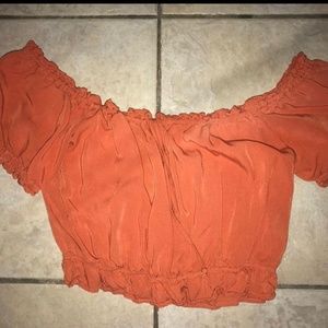 Off the shoulder blouse